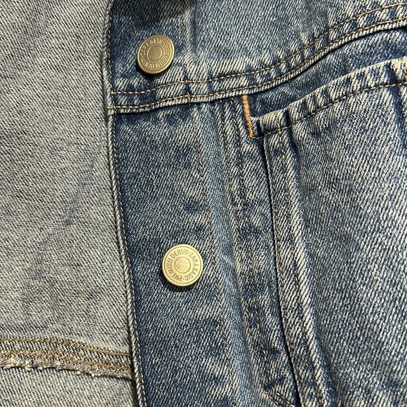 Zara Cropped Denim Jacket S - Picture 3 of 4